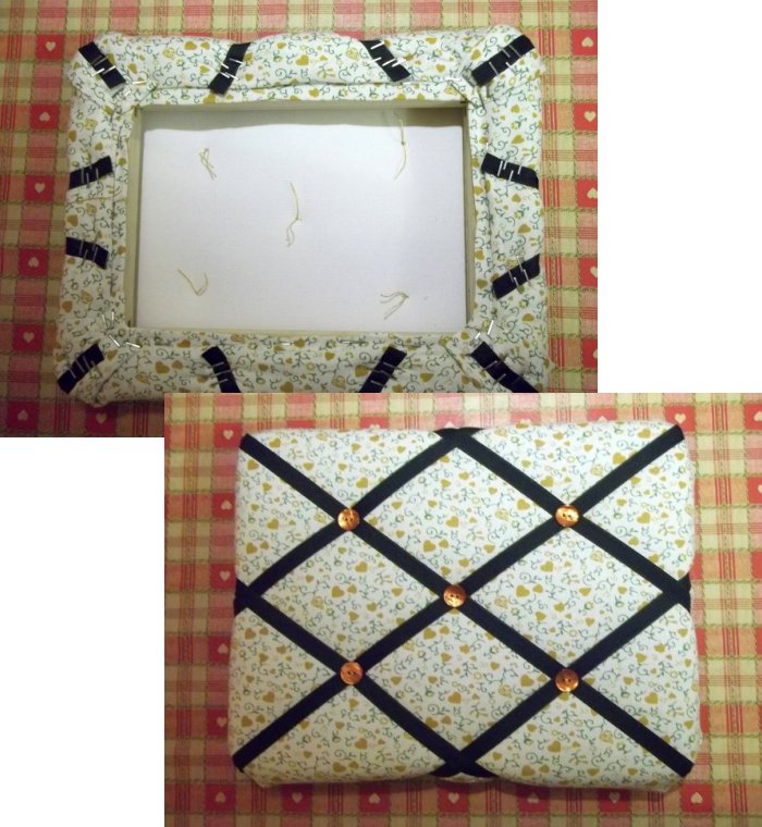 Things to make and do - Fabric Covered Notice Board