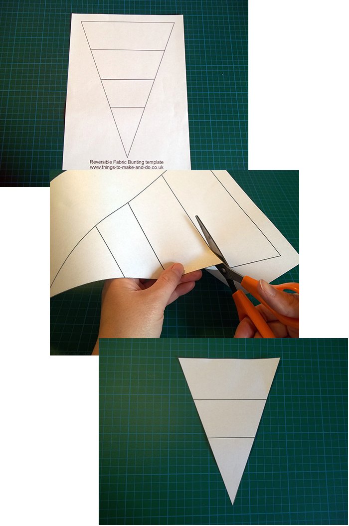 Things to make and do - Reversible Fabric Bunting