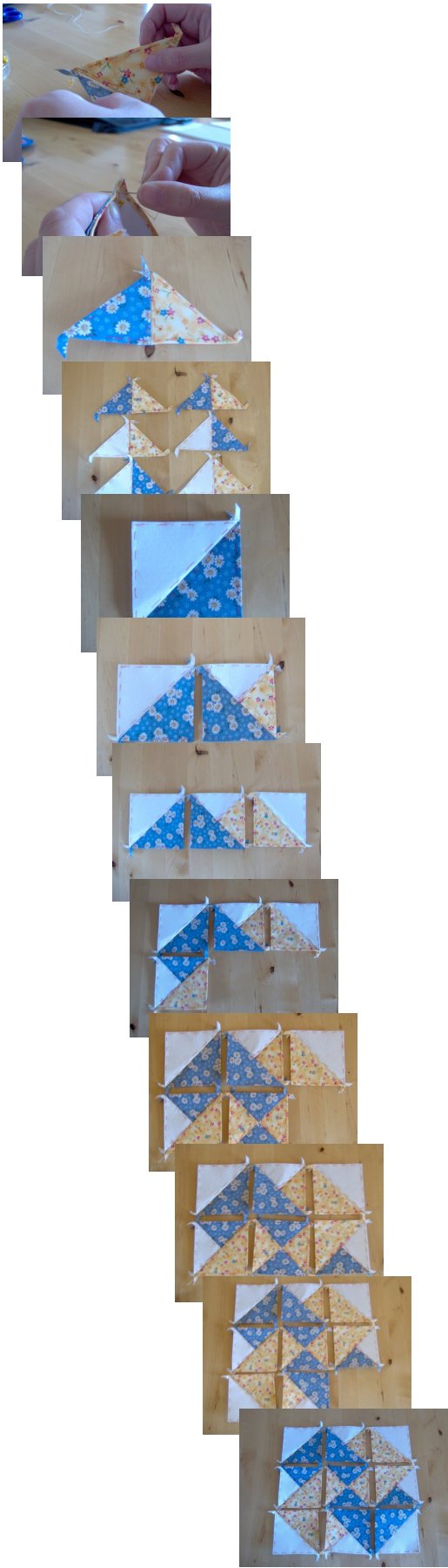 Things to make and do - patchwork: Card Trick block