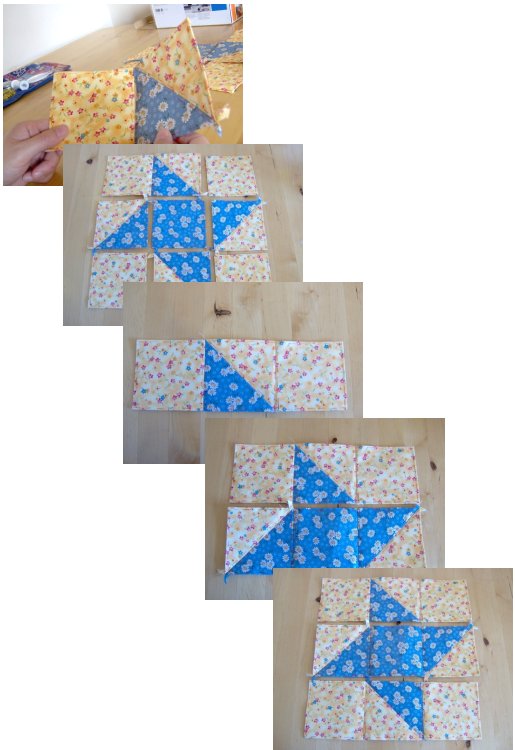 Things to make and do - patchwork: Nine Patch block