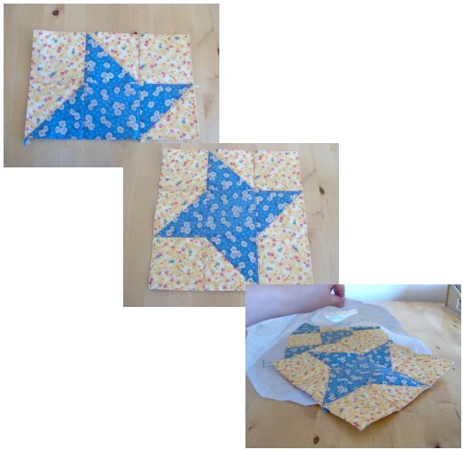 Things to make and do - patchwork: Friendship Star block
