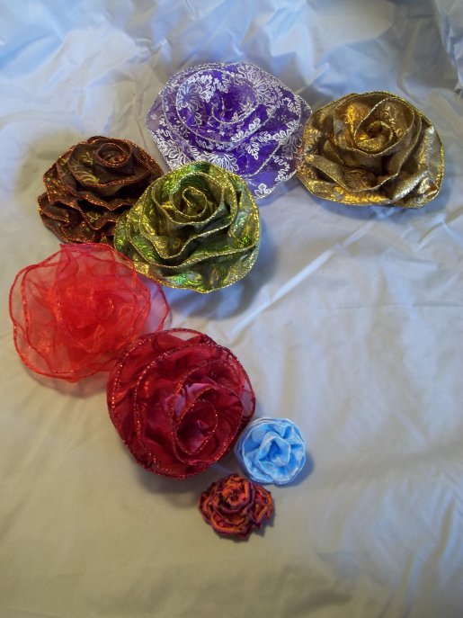 Things to make and do - Ribbon Roses