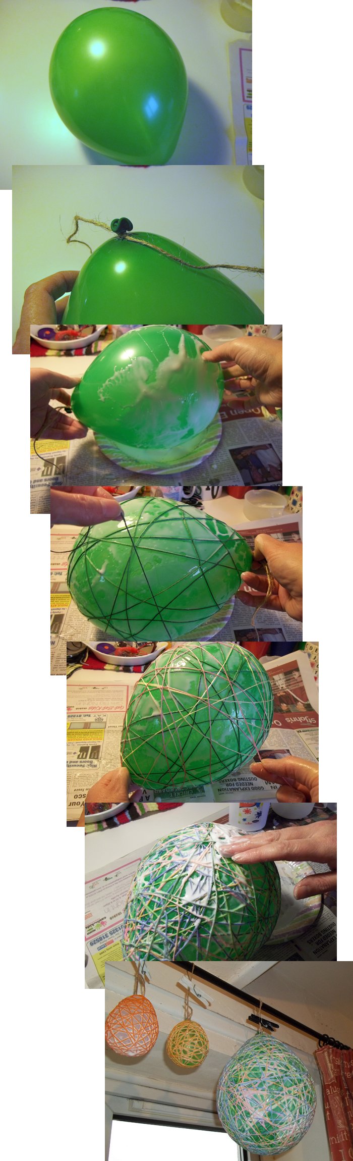 Things to make and do - String Eggs