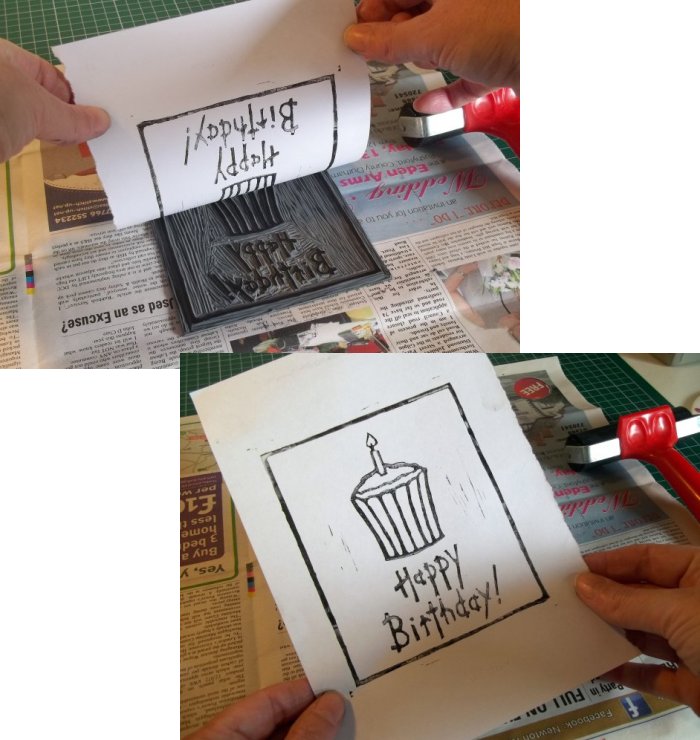 Things to make and do - Lino-cut printing