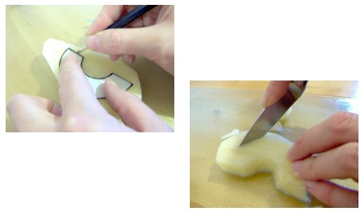 Things to make and do - art: Potato Printing
