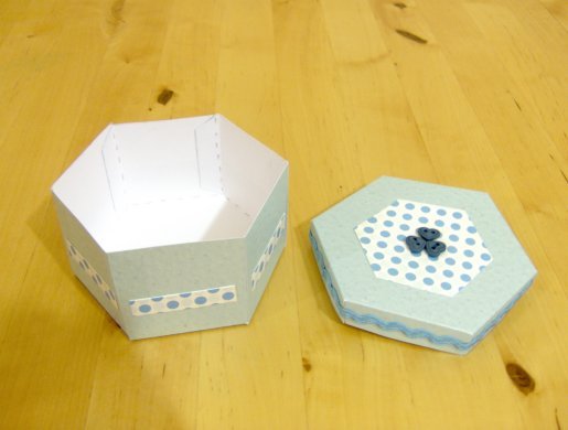 Things to make and do - hexagonal box