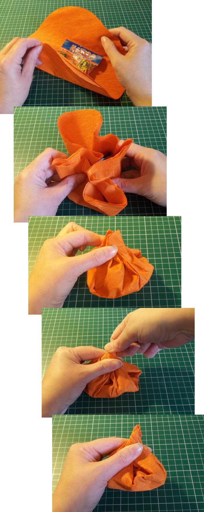 Things to make and do - Halloween Paper Pumpkin Favours