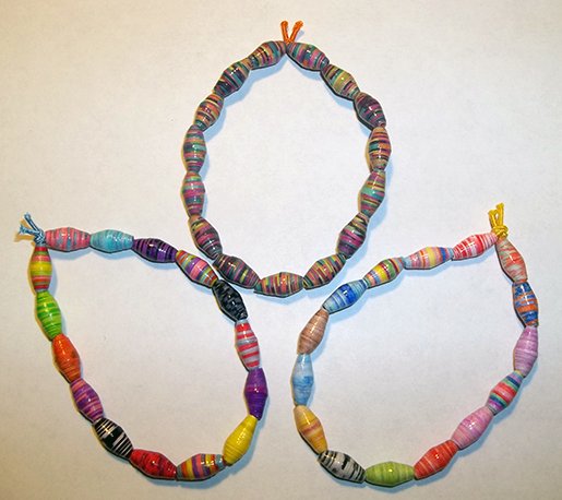 Things to make and do: Paper Bead Bracelet