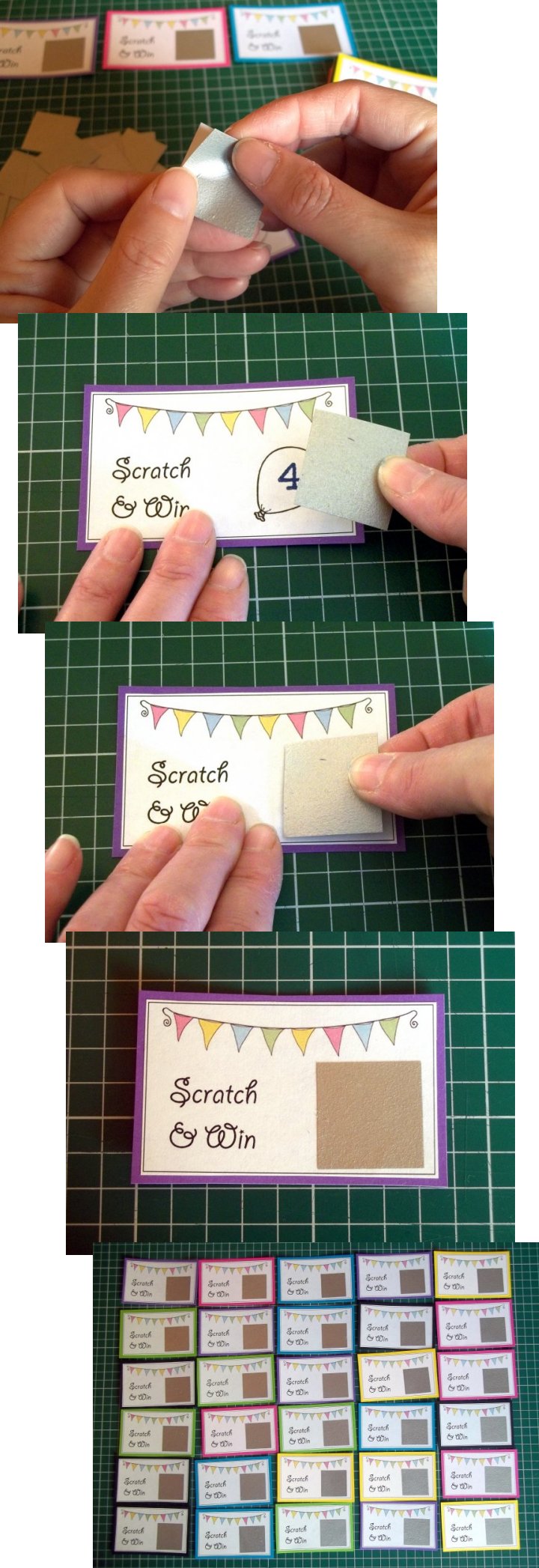 Things to make and do - Scratch Cards