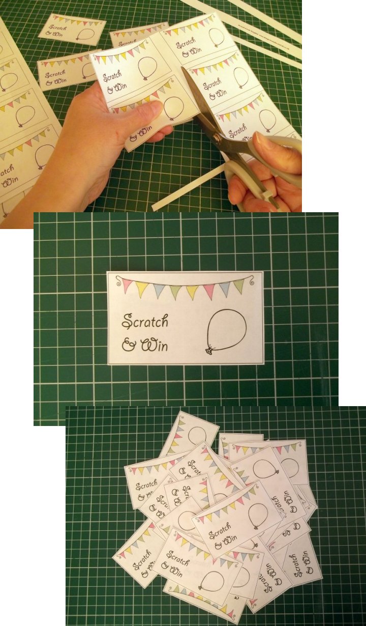 Things to make and do - Scratch Cards