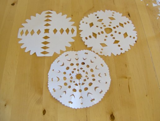 Things to make and do - Snowflakes