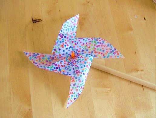 Things to make and do - art: a windmill