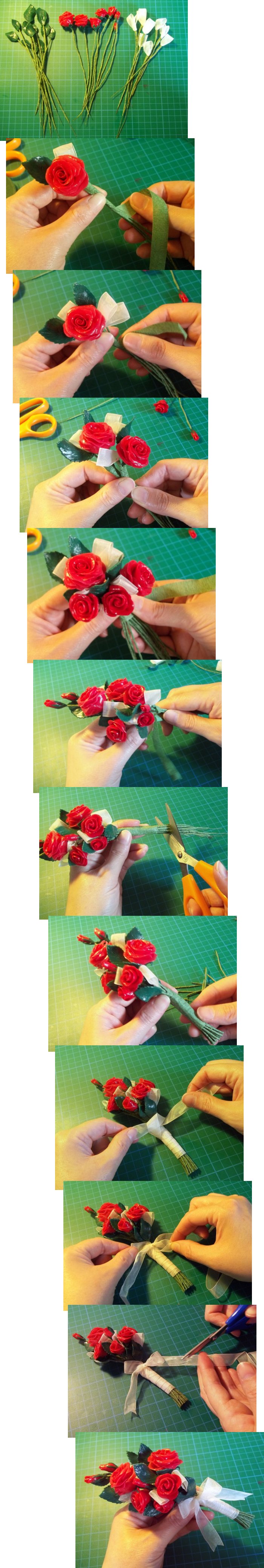 Things to make and do - making Cold Porcelain Roses