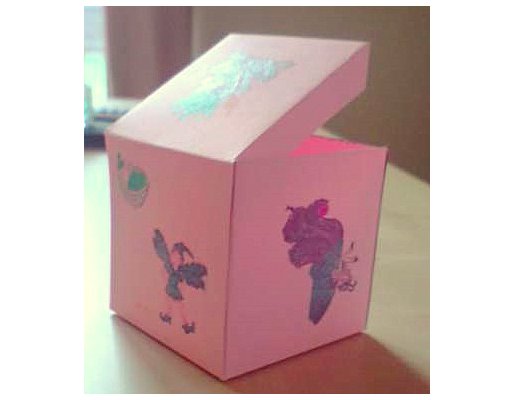 Things to make and do - Gallery: a decorated box by Emily Axtell